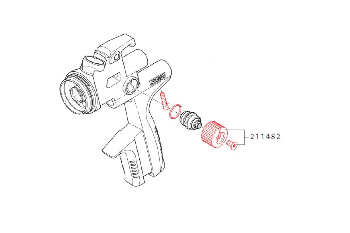 Control Knob With Screw 211482