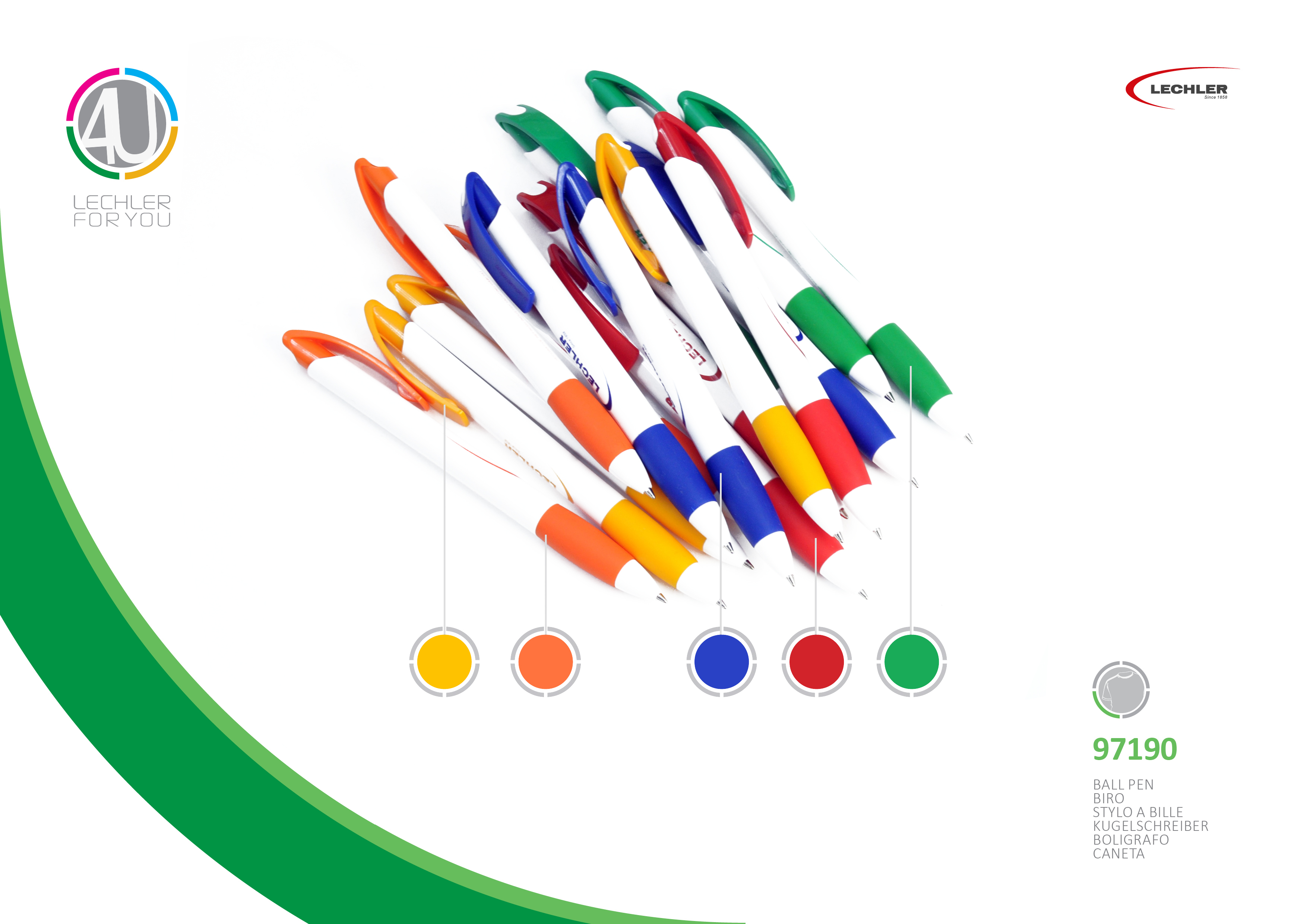 Stylo à bille avec logo