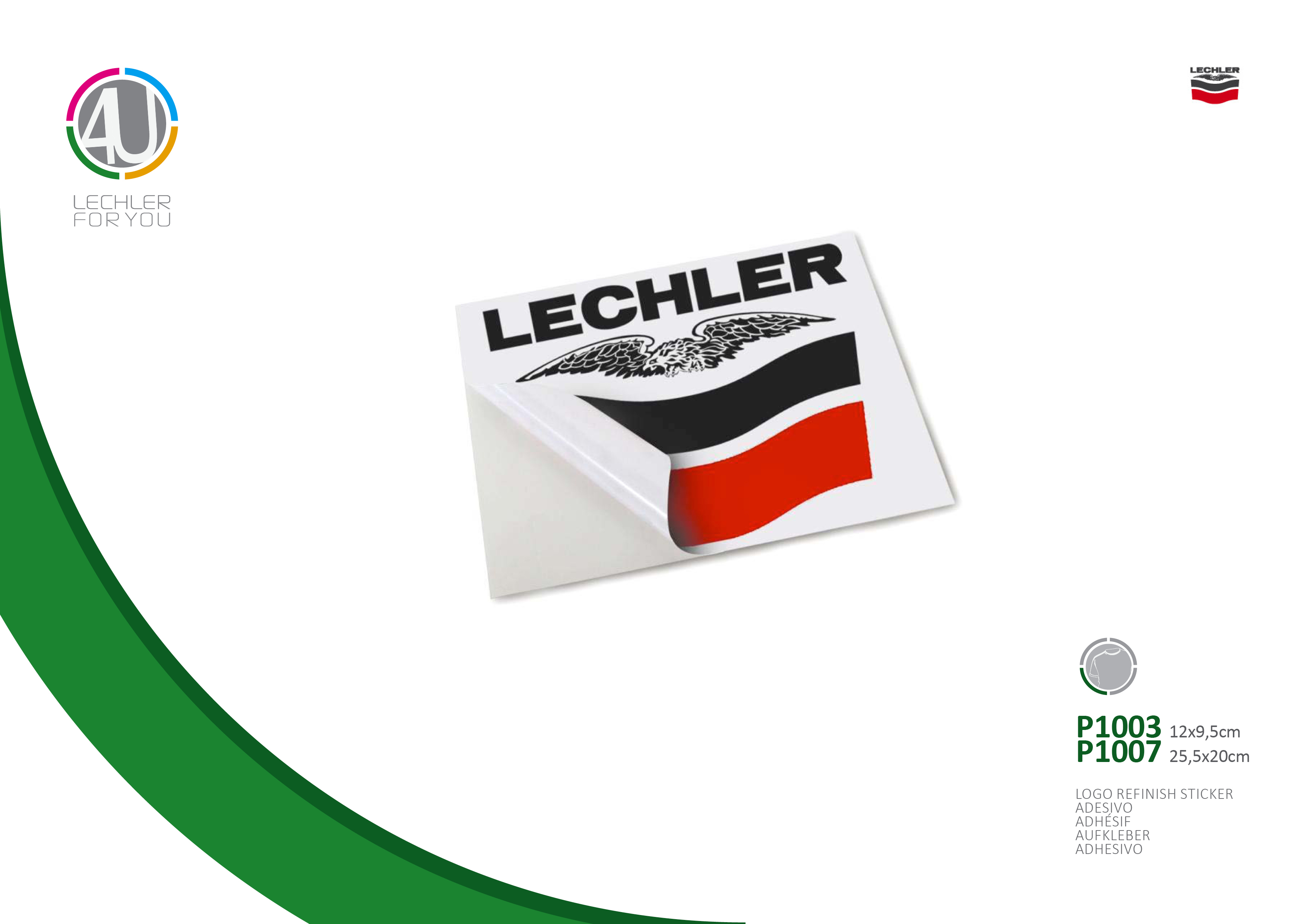 Autocollant Refinish Logo