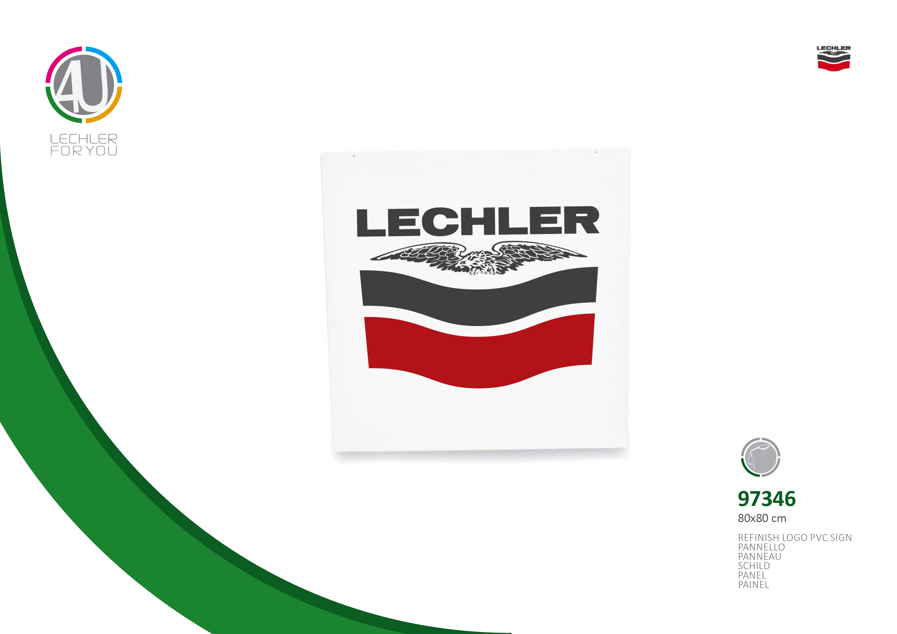 Panneau PVC Refinish 80 X 80 Cm