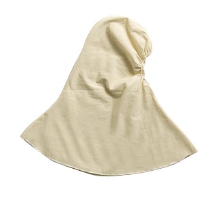 Capuche en coton avec pièce de poitrine pour le sablage