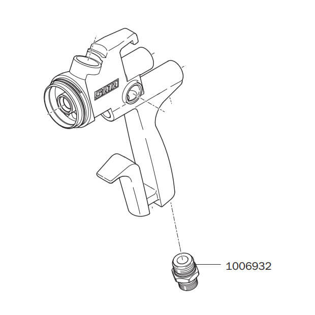 Connexion d'air pour 5000 B
