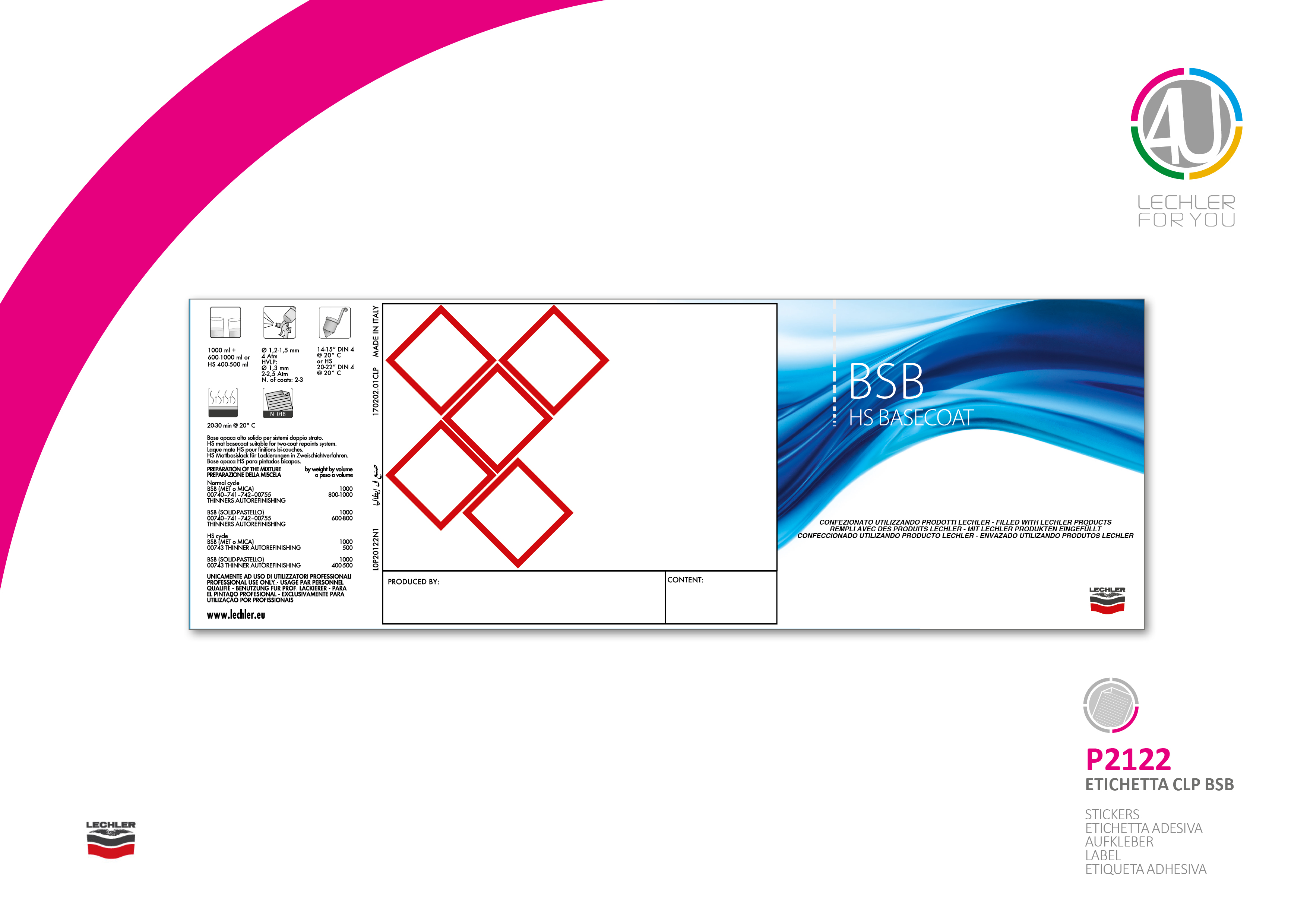 Bsb Étiquette Pour Canette