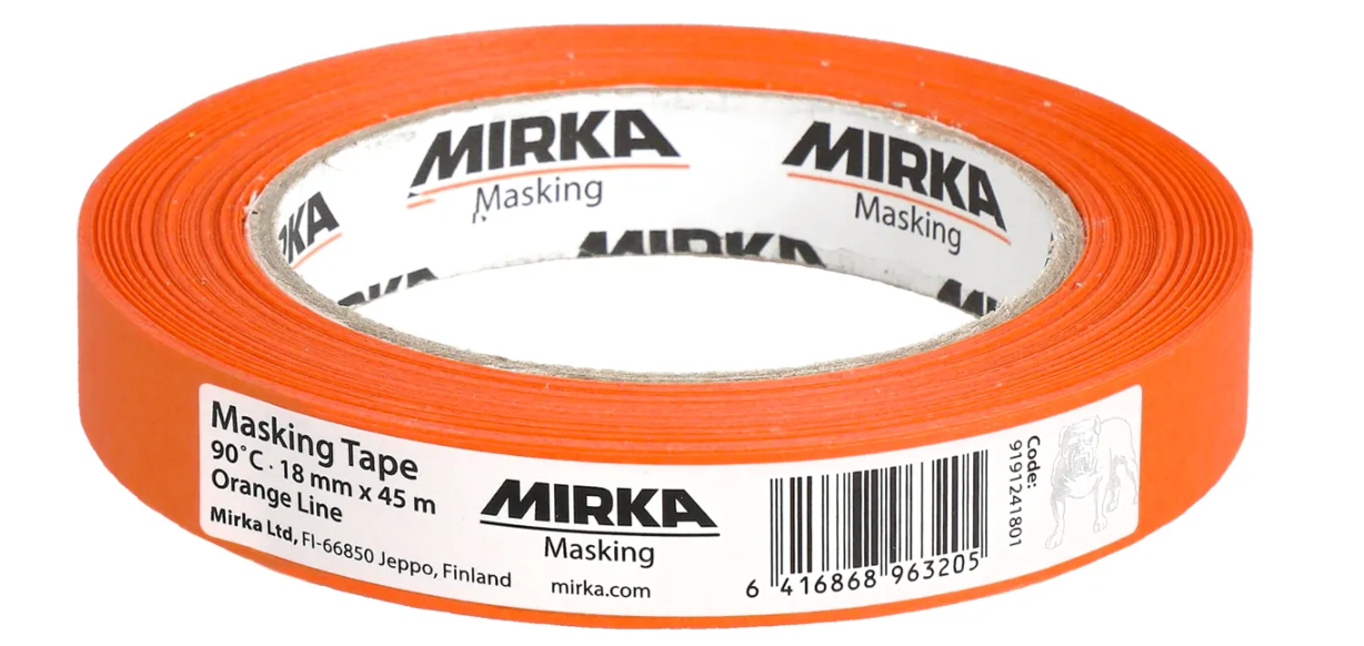 Masking Tape 90°C Orange Line 18 Mm X 45 M