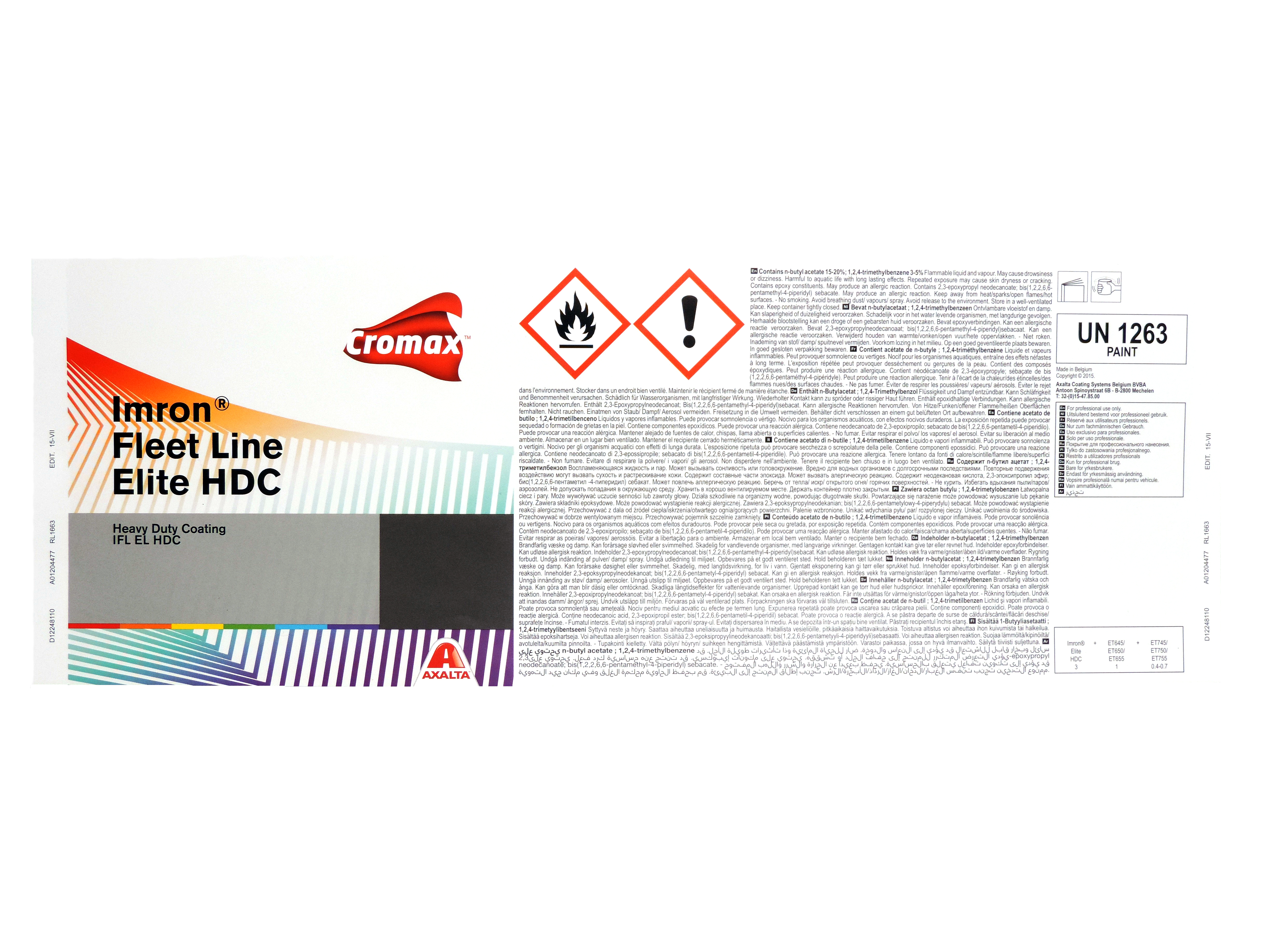 Imron El Hfc Étiquette