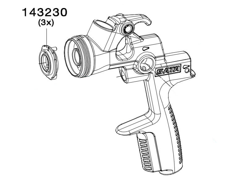Anneau de distribution d'air 143230
